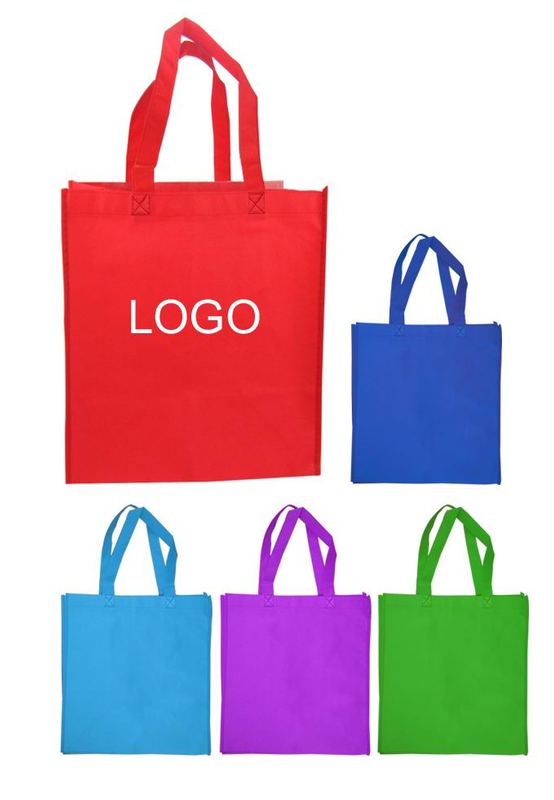 Promotional Custom Logo Non-Woven Economy Shopping Tote Bag