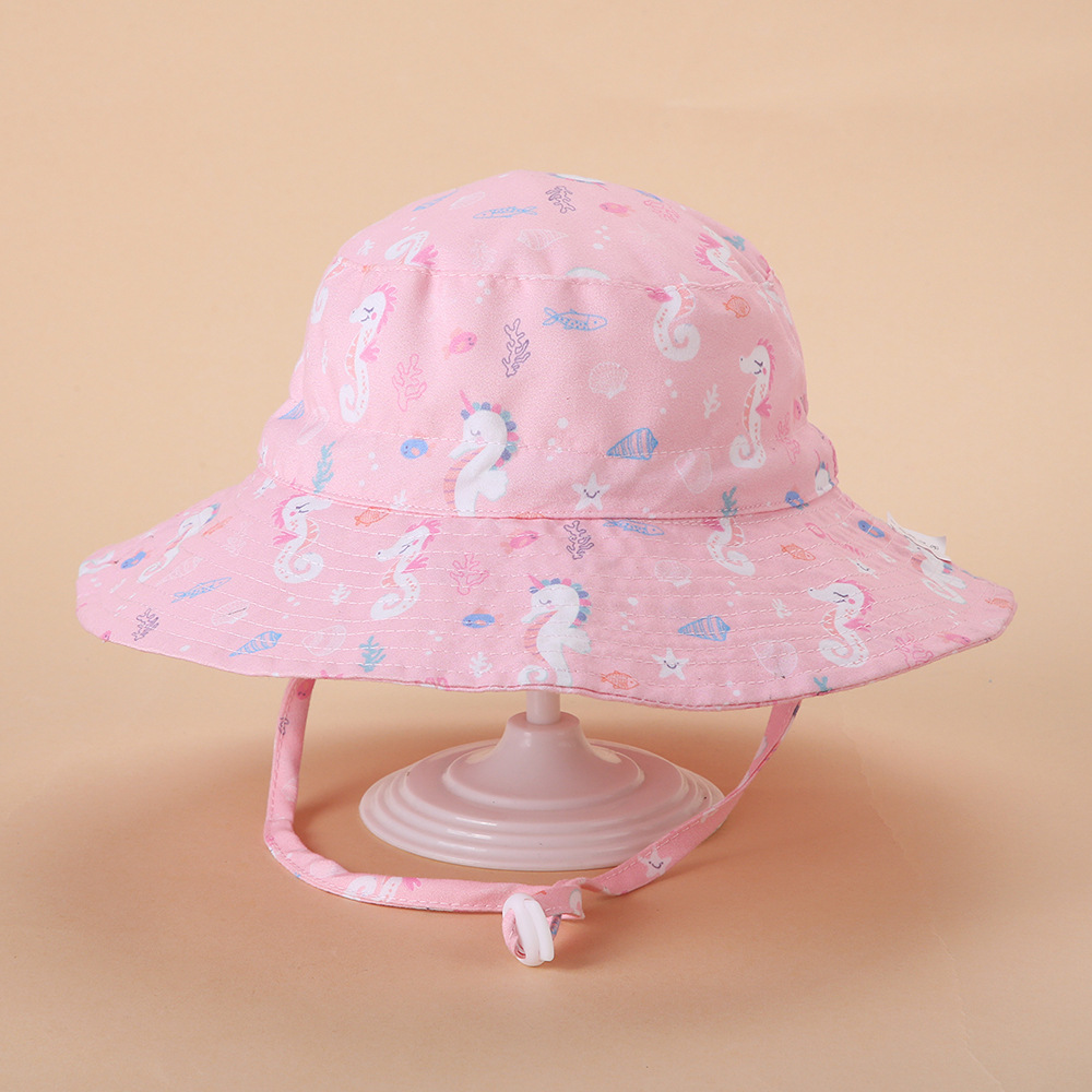 Baby Sun Hat Adjustable Outdoor Bucket Hat