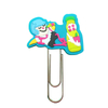 Soft PVC Promotional Gifts Paper Clip Bookmark