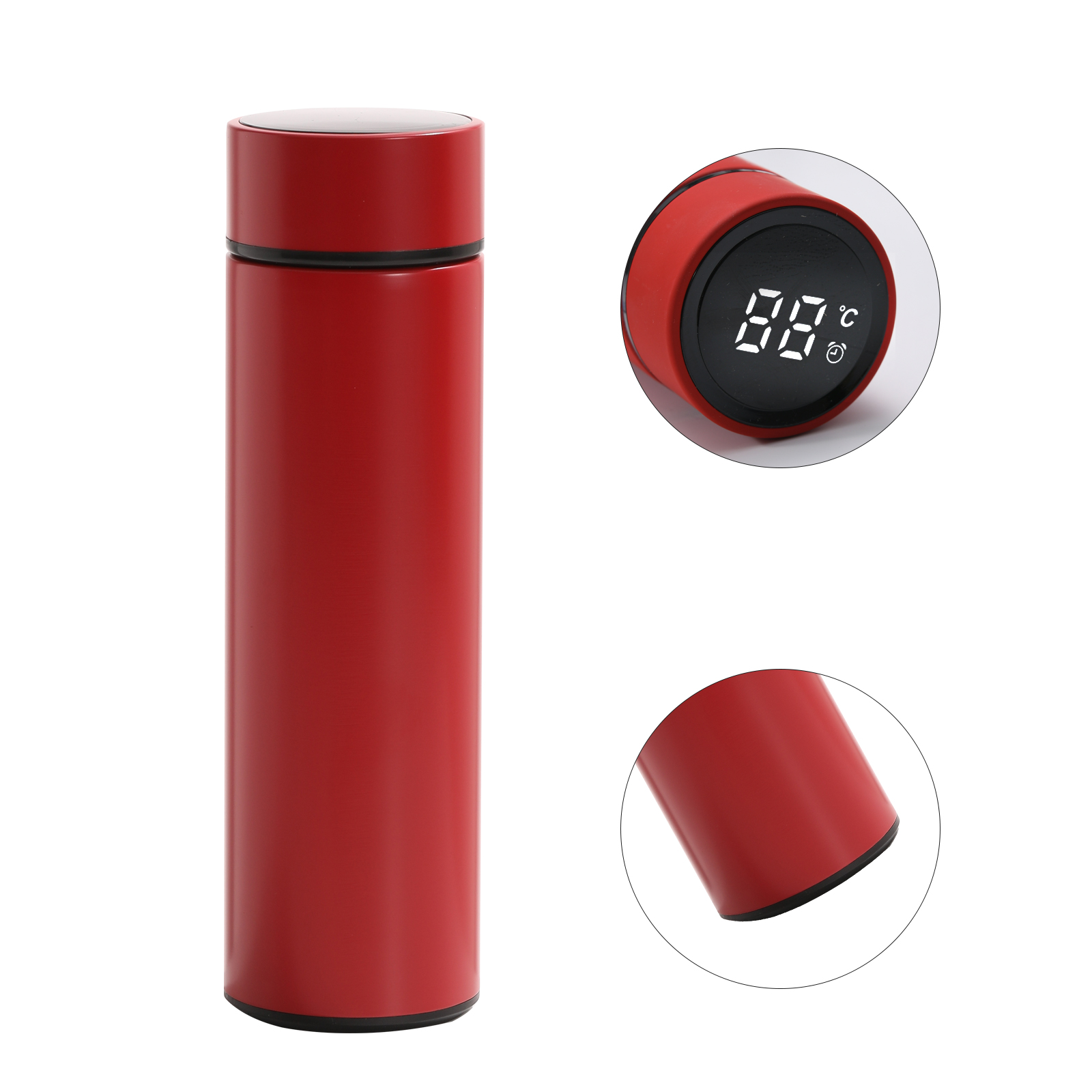 Stainless Steel Temperature Measuring Digital Display Smart Thermos Cup