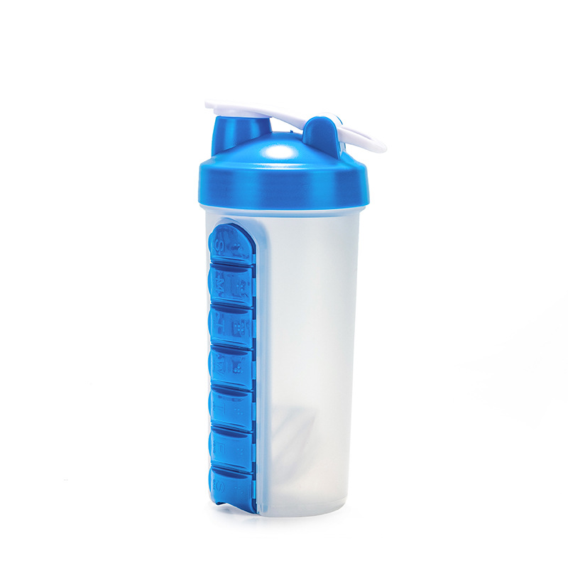20 Oz. Shake Water Bottle with Pill Case