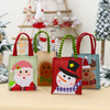 Christmas Linen Cute Gift Tote Bag