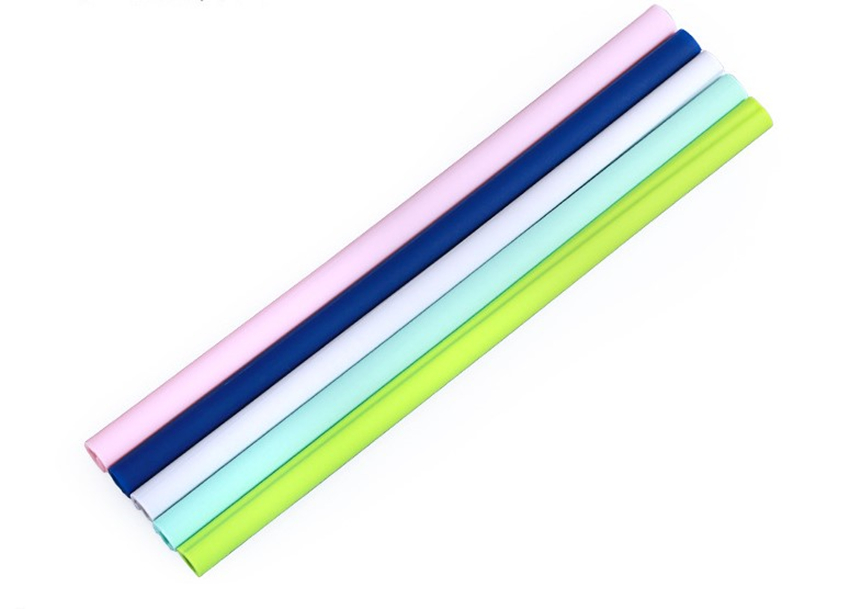 Hot Selling Color Silicone Detachable Straws