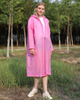 EVA Rain Poncho for Women and Men, Reusable Raincoat