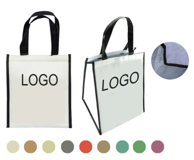 Laminated Cooler Tote Bags With Velcro Closure