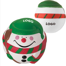 Promotional Snowman Ball Stress Reliever