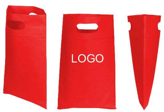 Promotional Custom Die Cut Handle Tradeshow Non Woven Tote Bag